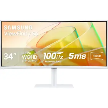 Samsung 34" LS34C650TAUXEN, UWQHD VA, 100Hz, USB-C, LS34C650TAUXEN