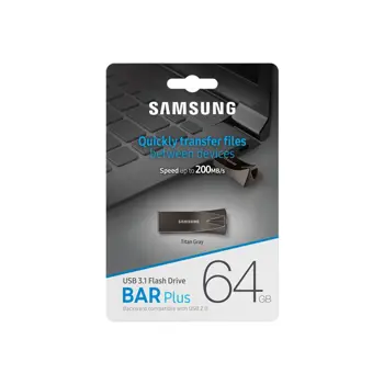 SAMSUNG BAR PLUS 64GB Titan Gray (P), MUF-64BE4/APC