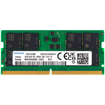 Samsung DDR5 32GB SODIMM 4800-5600MHz, M425R4GA3BB0-CQK