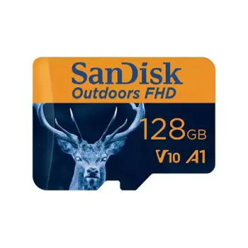 SanDisk Outdoors FHD microSD with Adapter - 128GB, SDK-SDSQUBC-128G