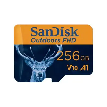 SanDisk Outdoors FHD microSD with Adapter - 256GB, SDK-SDSQUBL-256G