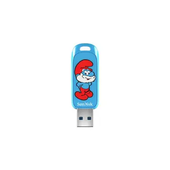 SANDISK Smurfs USB Flash Drive 128GB, SDCZIS-128G-G46