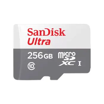 SanDisk Ultra microSD card without adapter - 256GB, SDK-SDSQUNR-256G-U
