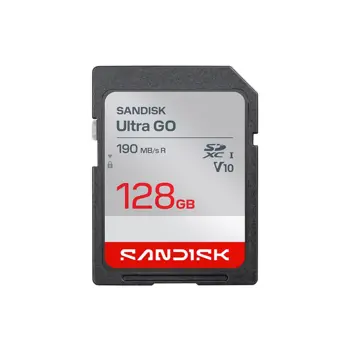 SANDISK Ultra SD UHS-I 128GB SD 190MB/s, SDSDUGN-128G-GN6IN