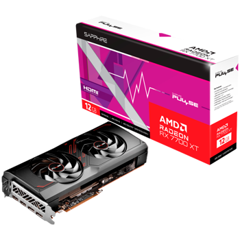 SAPPHIRE PULSE AMD RADEON RX 7700 XT GAMING 12GB GDDR6 DUAL HDMI / DUAL DP, 11335-04-20G