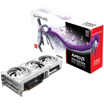 SAPPHIRE PURE AMD RADEON RX 9070 GAMING OC 16GB DUAL HDMI / DUAL DP, 11349-02-20G