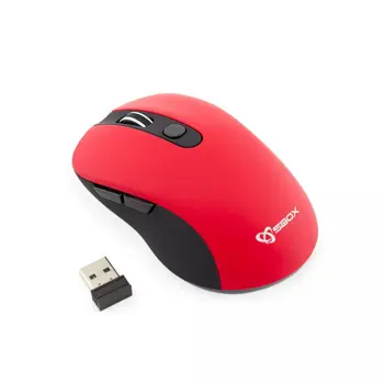 SBOX bežični miš WM-911 1600dpi crveni