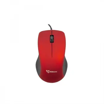 SBOX žičani miš M-958 1000dpi crveni