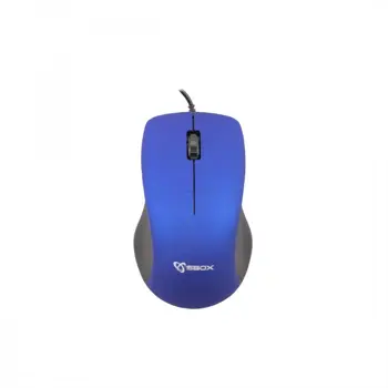 SBOX žičani miš M-958 1000dpi plavi