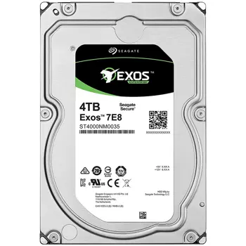SEAGATE HDD Server Exos 7E8 512E/4kn (SED BASE, 3.5/4TB/SATA 6GB/s/7200rpm), ST4000NM010A