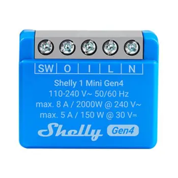SHELLY 1 Mini Gen4 Smart Relay, FG3800238070786