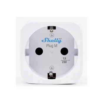SHELLY Plug M Gen3 White Plug, FG3800238073602
