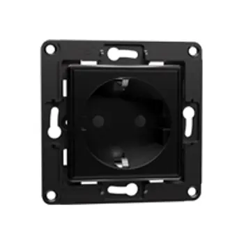 SHELLY Wall Socket EU Black Socket, FG3800235266335
