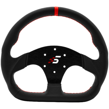SIMAGIC D-Shaped Steering wheel without HUB, 325mm, Leather. S403, P-325D(LEATHER)