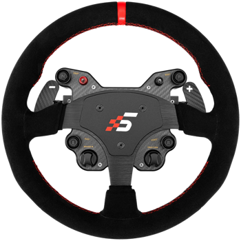 SIMAGIC GT1 Round Steering Wheel, Shifter Paddles, Suede| QR70 Included. S210, GT1-SR(SUEDE)