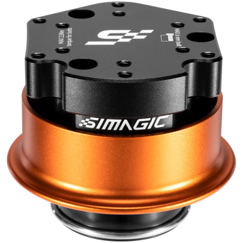 SIMAGIC Quick Release Wheel Adapter, CNC‑machined aluminium, QR-A
