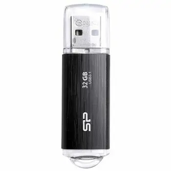 SP USB 3.2 FLASH DRIVE BLAZE B02 32GB BLACK