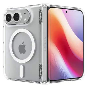 Spigen Ultra Hybrid Pro MagSafe, clear white - iPhone 2026 Fold, 79078