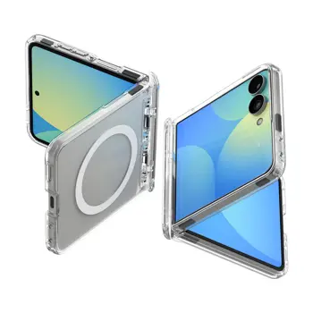 Spigen Ultra Hybrid Pro MagSafe, clear white - Samsung Galaxy Z Flip 2026, 79580