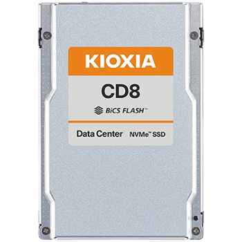 SSD Kioxia (U.2 15MM, 12.8TB, Pcle Gen4 1x4, BiCS FLASH TLC, CD8-V SIE), KCD8XVUG12T8