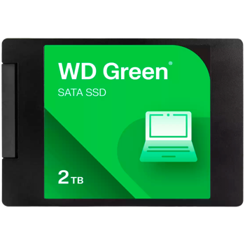 SSD WD Green 2TB SATA, 2.5, 7mm, Read: 545 MBps, WDS200T5G0A-00CPT0