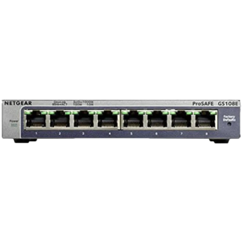 Switch NETGEAR ProSafe PLUS GS108Ev4 (8 x 1000/100/10Mbps, Desktop/Wallmount, Auto-uplink, DoS Attack Protection) Retail, GS108E-400EUS