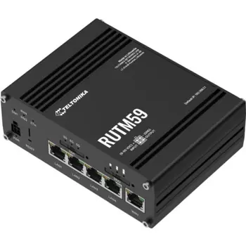 Teltonika RUTM55 Industrial 5G Wi-Fi, Serial, I O, eSIM Wi-Fi Router, TLT-RUTM55