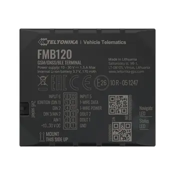 TELTONIKA TELEMATICS FMB120 Advanced, FMB120B6U801