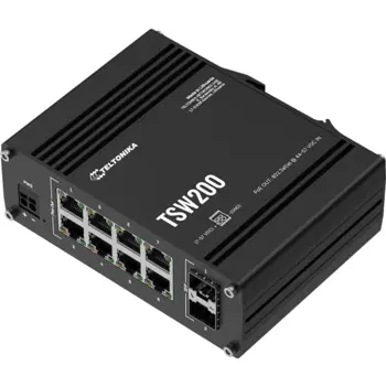 Teltonika TSW200 Industrial Unmanaged PoE Switch, TLT-TSW200