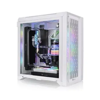 Thermaltake CTE C700 TG ARGB Snow Mid Tower Chassis, TTE-CA-1X7-00F6WN-01
