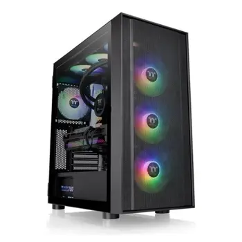 Thermaltake H570 TG ARGB Mid Tower Chassis, TTE-CA-1T9-00M1WN-01