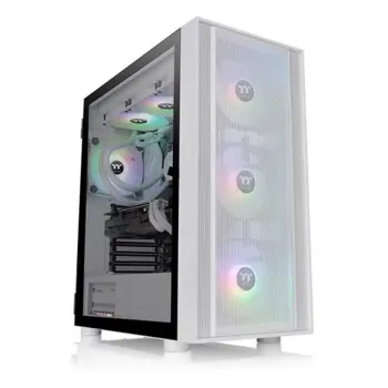 Thermaltake H570 TG ARGB Snow Mid Tower Chassis, TTE-CA-1T9-00M6WN-01