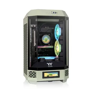 Thermaltake The Tower 250 Matcha Green Mini Tower Chassis, TTE-CA-1Z9-00SEWN-00