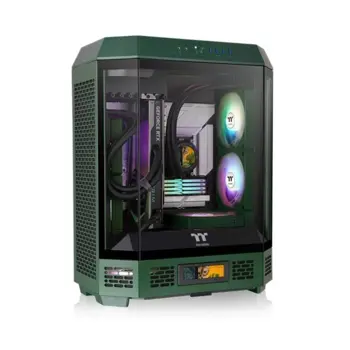 Thermaltake The Tower 600 Racing Green Mid Tower Chassis, TTE-CA-1Z1-00MCWN-00