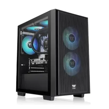 Thermaltake Versa H16 TG ARGB Micro Tower Chassis, TTE-CA-1Y8-00S1WN-02