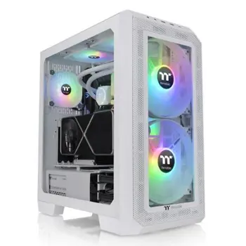 Thermaltake View 300 MX Snow Mid Tower Chassis, TTE-CA-1P6-00M6WN-00