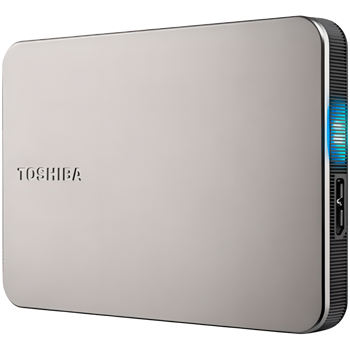 Toshiba External Hard Drive Canvio Flex (2.5 " 4TB, USB3.2 Gen 1, Warm Silver), HDTX240ESCCA