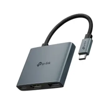 TP-Link 3-portni USB-C HUB 1xUSB-A, 1xUSB-C PD, 1x HDMI 4K 60Hz, crni , UH3020C-LS