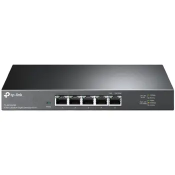 TP-Link 5-Port 2.5G Multi-Gigabit Desktop Switch, 5 × 2.5 G RJ45 Ports, Desktop Steel Case, Silent, Plug and Play, Wall mount., TL-SG105-M2