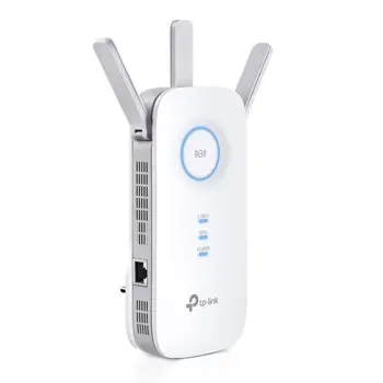 TP-Link AC1750 bežični pojačivač dometa (Range Extender), Dual Band 450Mbps/1300Mbps (2.4GHz/5GHz), 802.11ac/a/b/g/n, 1×G-LAN, Range extender mod, 3×fiksna antena, RE450-LS