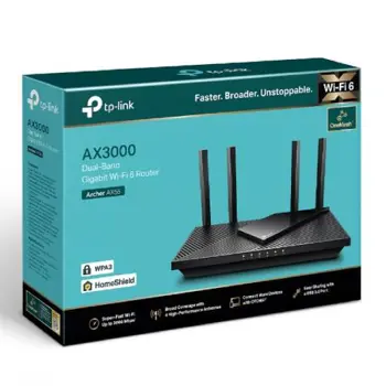 TP-Link Archer AX55, AX3000 Gigabit Wi-Fi 6 Router, ARCHER AX55