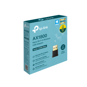 TP-Link Archer TX20U Nano AX1800 NanoDual  Wi-Fi 6, Archer TX20U Nano