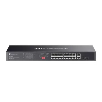 TP-Link Omada 18-Port Gigabit Unmanaged Rackmount Switch, 16-Port PoE, TPL-DS1018GMP