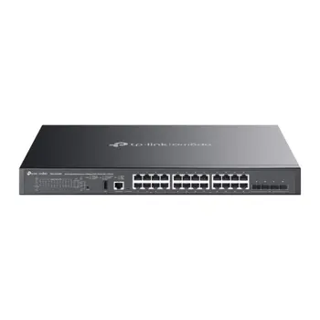TP-Link Omada 24-Port Gigabit Stackable Lite L3 Managed PoE Switch with 4x 10G Slots, TPL-SG5428XMPP