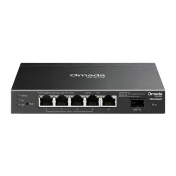 TP-Link Omada Access 6-Port Gigabit Switch with 4-Port PoE, TPL-SG2206MP