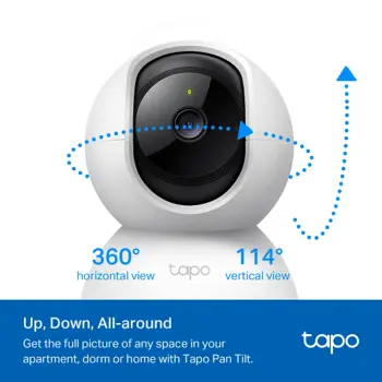 TP-Link Tapo C200 Pan/Tilt Home Security Wi-Fi p2, Tapo C200P2(EU)