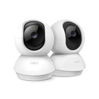 TP-Link Tapo C210P2 Pan Tilt Home Security Wi-Fi Camera, 2-Pack, TPL-TAPO C210P2