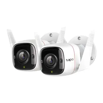 TP-Link Tapo C310P2 Outdoor Security Wi-Fi Camera, 2-Pack, TPL-TAPO C310P2