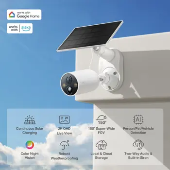 TP-Link Tapo C425 SolarPowered Security Camera kit, Tapo C425 KIT(EU)