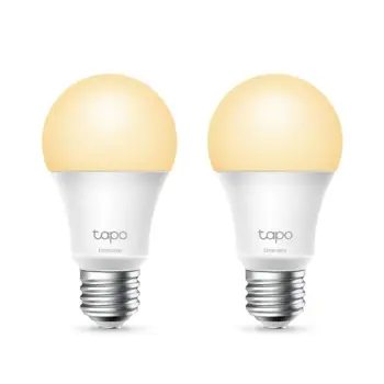 TP-Link Tapo L510E Smart Wi-Fi Light Bulb, Dimmable, 2-Pack, TPL-TAPO L510E 2-P